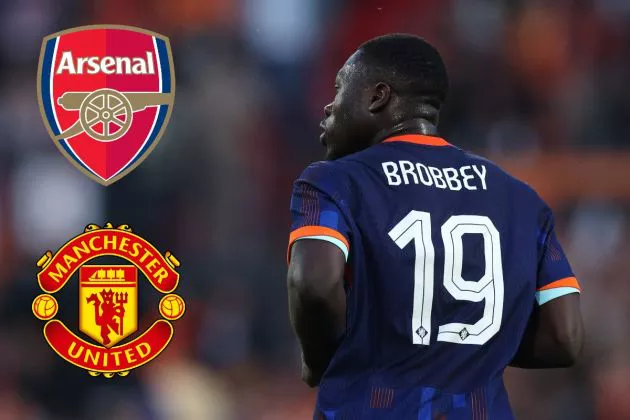 netherlands man utd arsenal brian brobbey