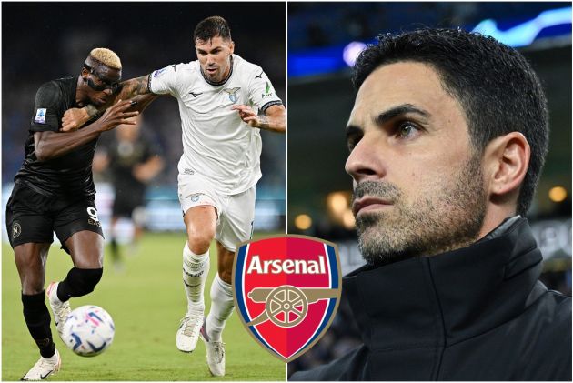 osimhen lazio arteta arsenal