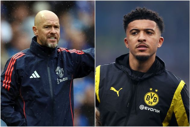 ten hag and sancho man utd bvb