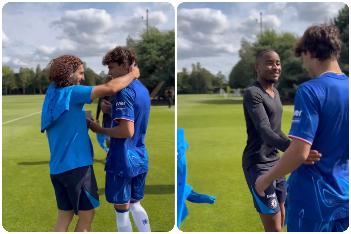 Video: Behind-the-scenes footage shows Joao Felix strike up immediate friendship with Chelsea star