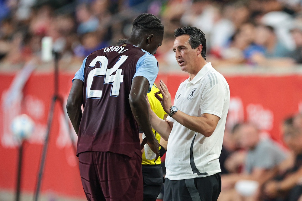 Amadou Onana has replaced Douglas Luiz in Aston Villa's midfield.