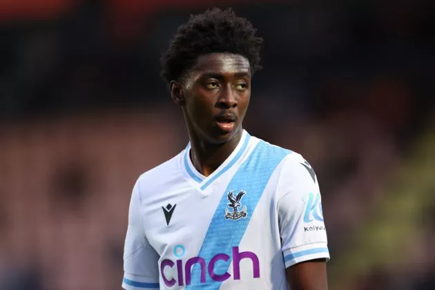 Jesurun Rak-Sakyi during the Pre-Season Friendly between Barnet and Crystal Palace at The Hive on July 11, 2023 in Barnet, England.