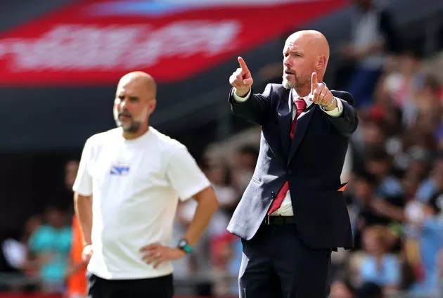 community shield guardiola ten hag