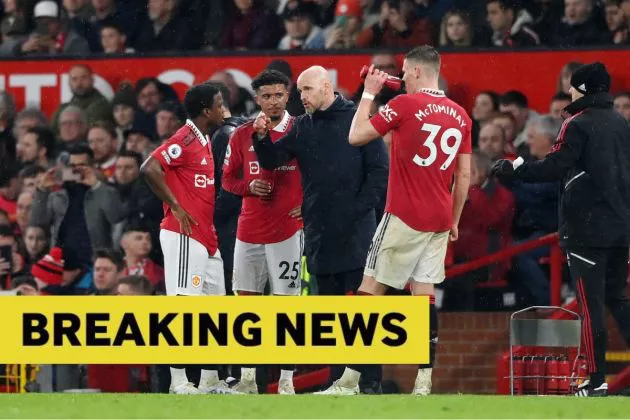 man united breaking ten hag mctominay sancho