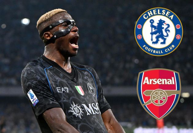 napoli fiorentina victor osimhen chelsea arsenal