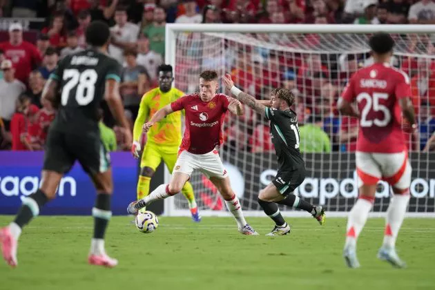 united vs liverpool friendly scott mctominay