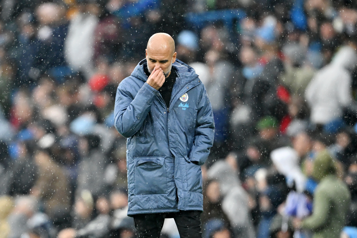 Will this be Pep Guardiola's last season with Man City? (Photo by Michael Regan/Getty Images)