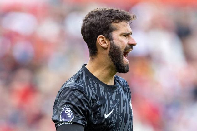 Liverpool goalkeeper Alisson