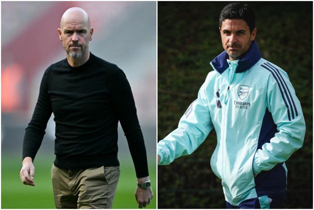 Man U Erik ten Hag Arsenal Arteta