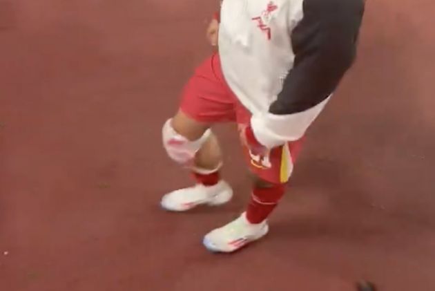 Konstantinos Tsimikas appeared to have injured his knee against West Ham.