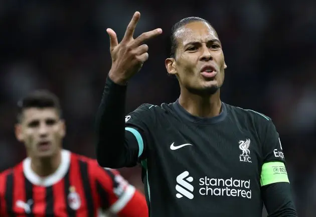 Man United Liverpool Virgil Van Dijk