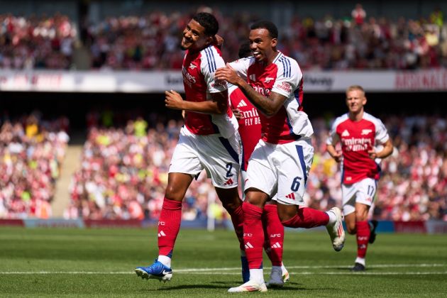 arsenal lyon friendly saliba gabriel