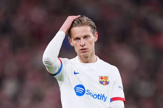 Barcelona are open to selling Frenkie De Jong.