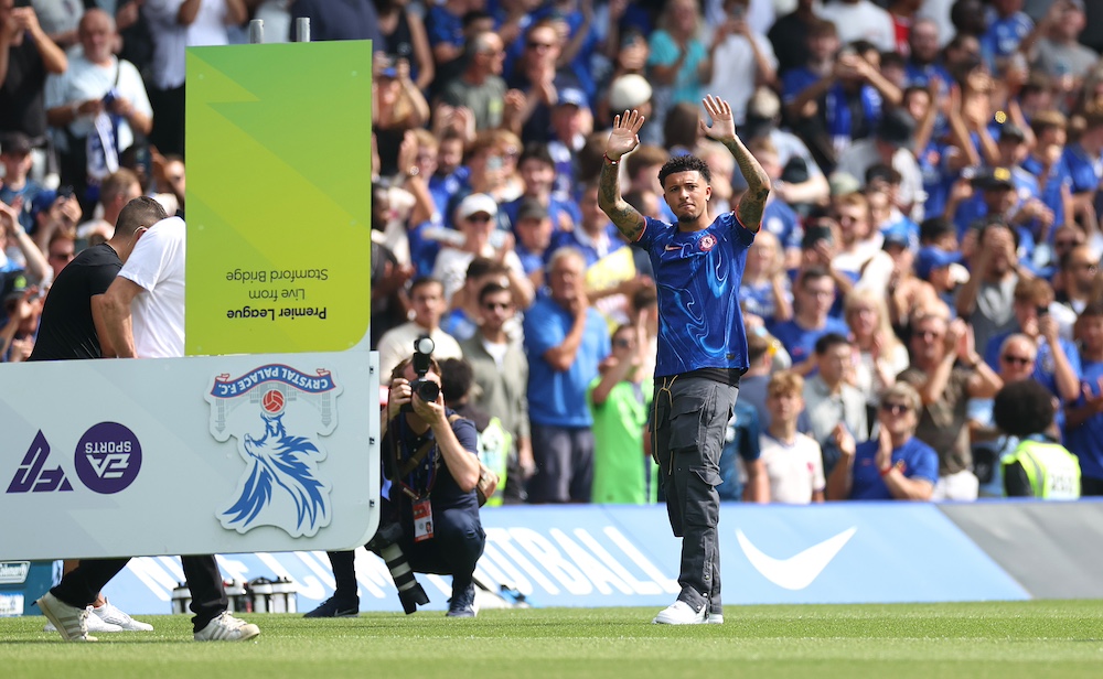 Jadon Sancho has been included in Chelsea's UEFA Conference League squad.