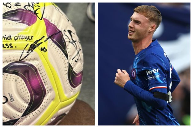 Romeo Lavia left Cole Palmer a funny message after the Chelsea star scored four against Brighton.