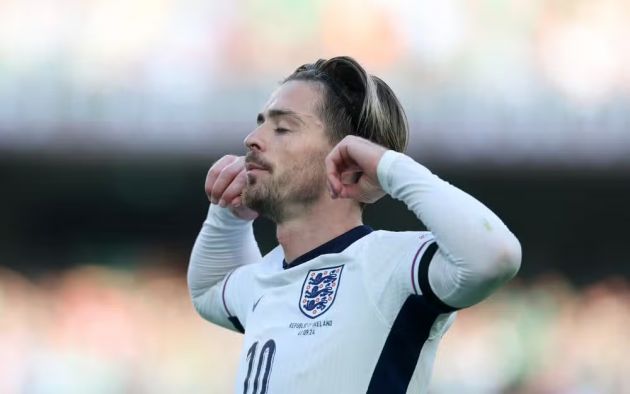 Jack Grealish England vs Republic of Ireland.