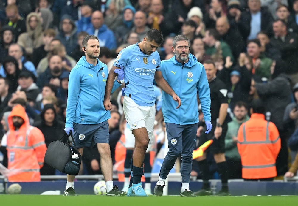 Rodri injury: Spaniard is expected to be out for a large chunk of the season after injuring his knee against Arsenal.