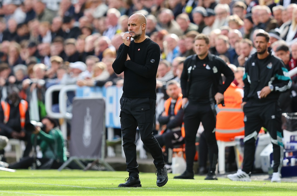 Pep Guardiola managed just a draw against Newcastle United.