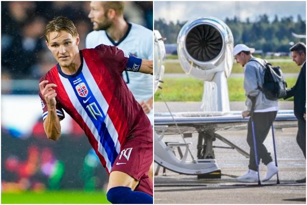 odegaard norway crutches