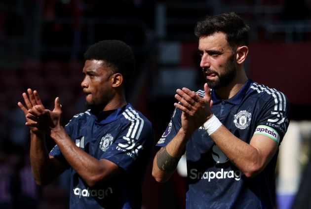 southampton man united amad diallo bruno fernandes