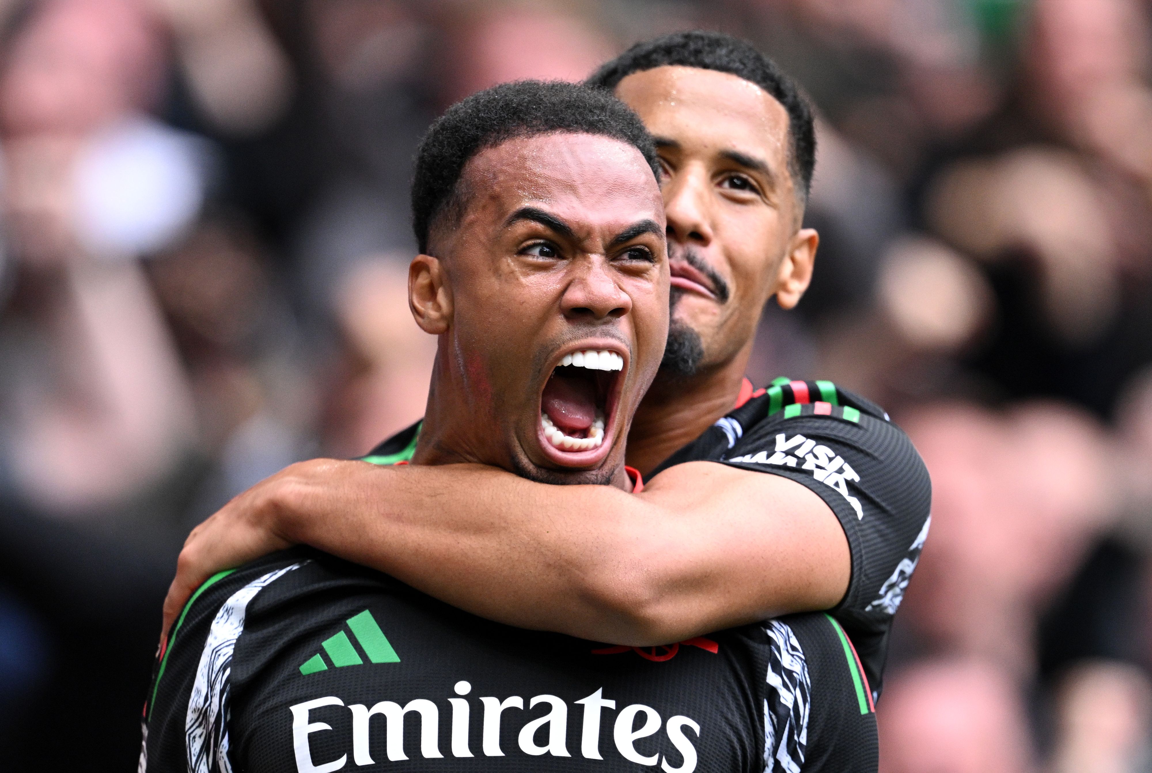 Arsenal's Gabriel and William Saliba are being courted by some of Europe's biggest clubs (Photo by Justin Setterfield/Getty Images)