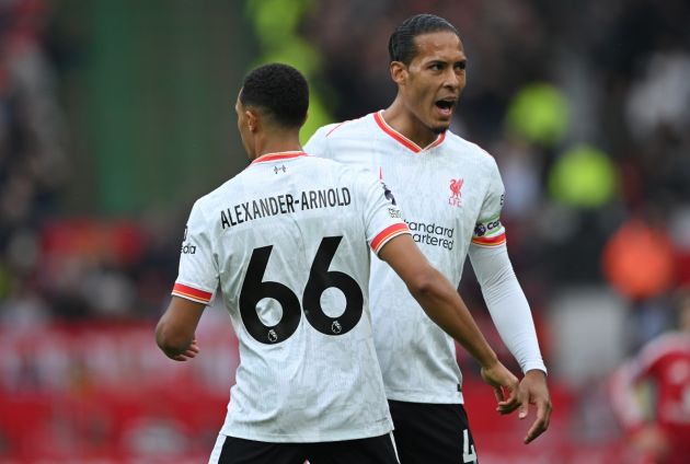 united lfc trent alexander-arnold virgil van dijk