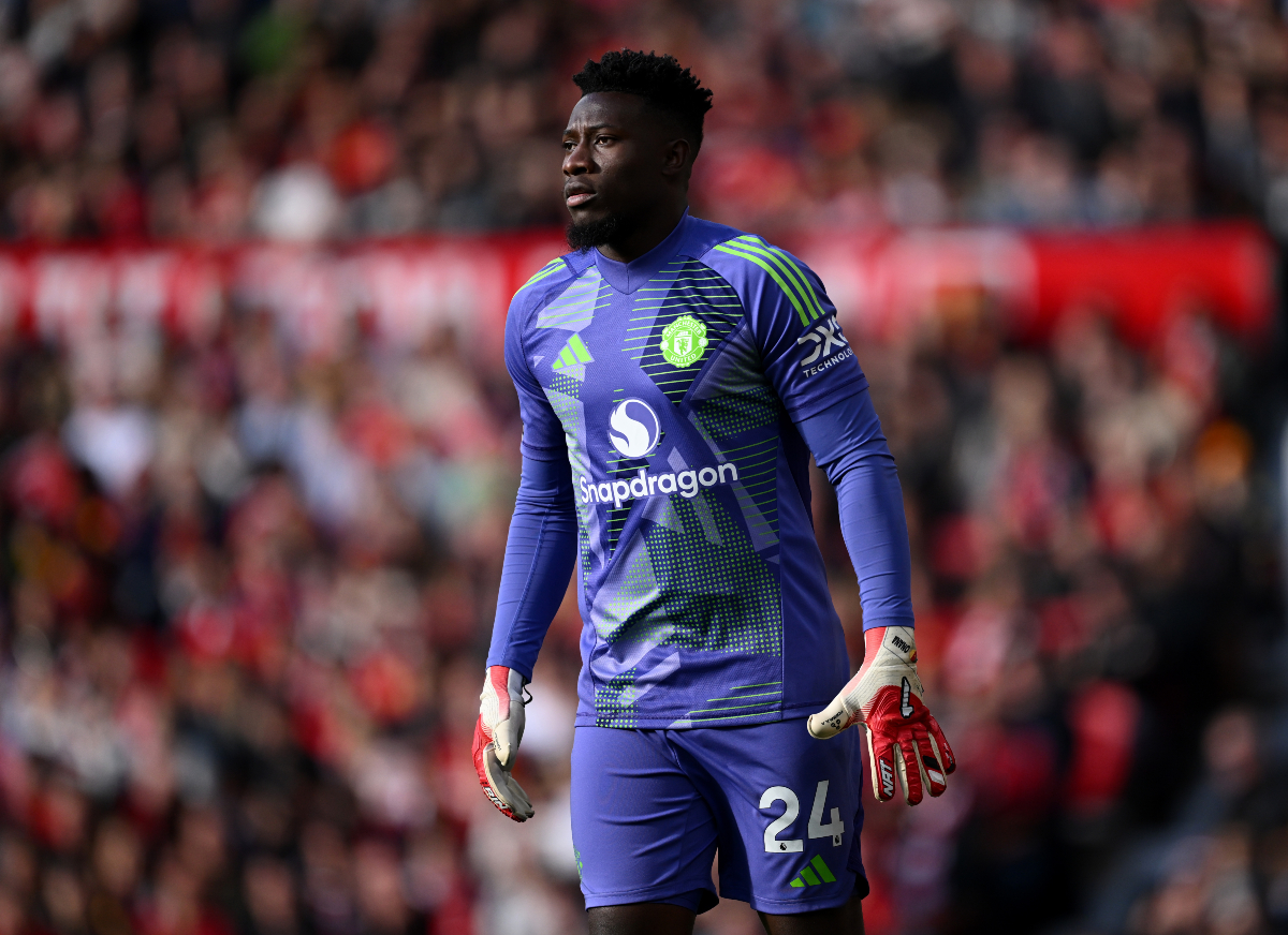 Andre Onana in action for Man United