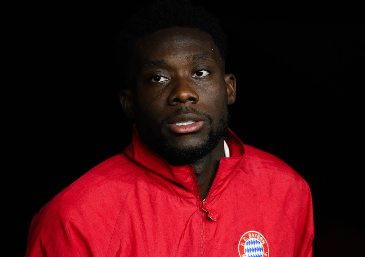 Alphonso Davies with Bayern Munich