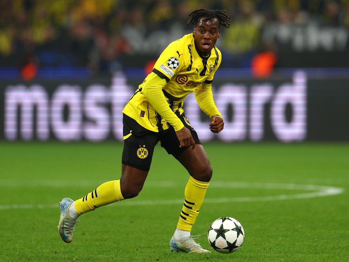 Borussia Dortmund winger Jamie Gittens