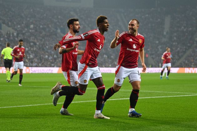 Bruno Fernandes Marcus Rashford