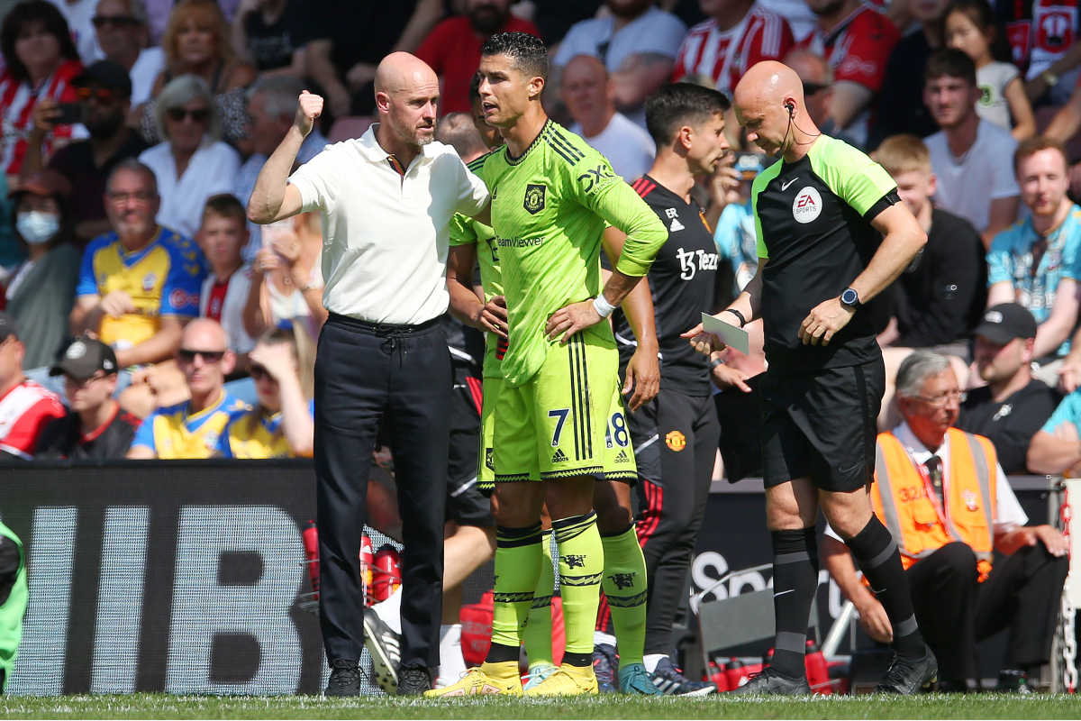 Erik ten Hag and Cristiano Ronaldo did not have a good relationship at Man United