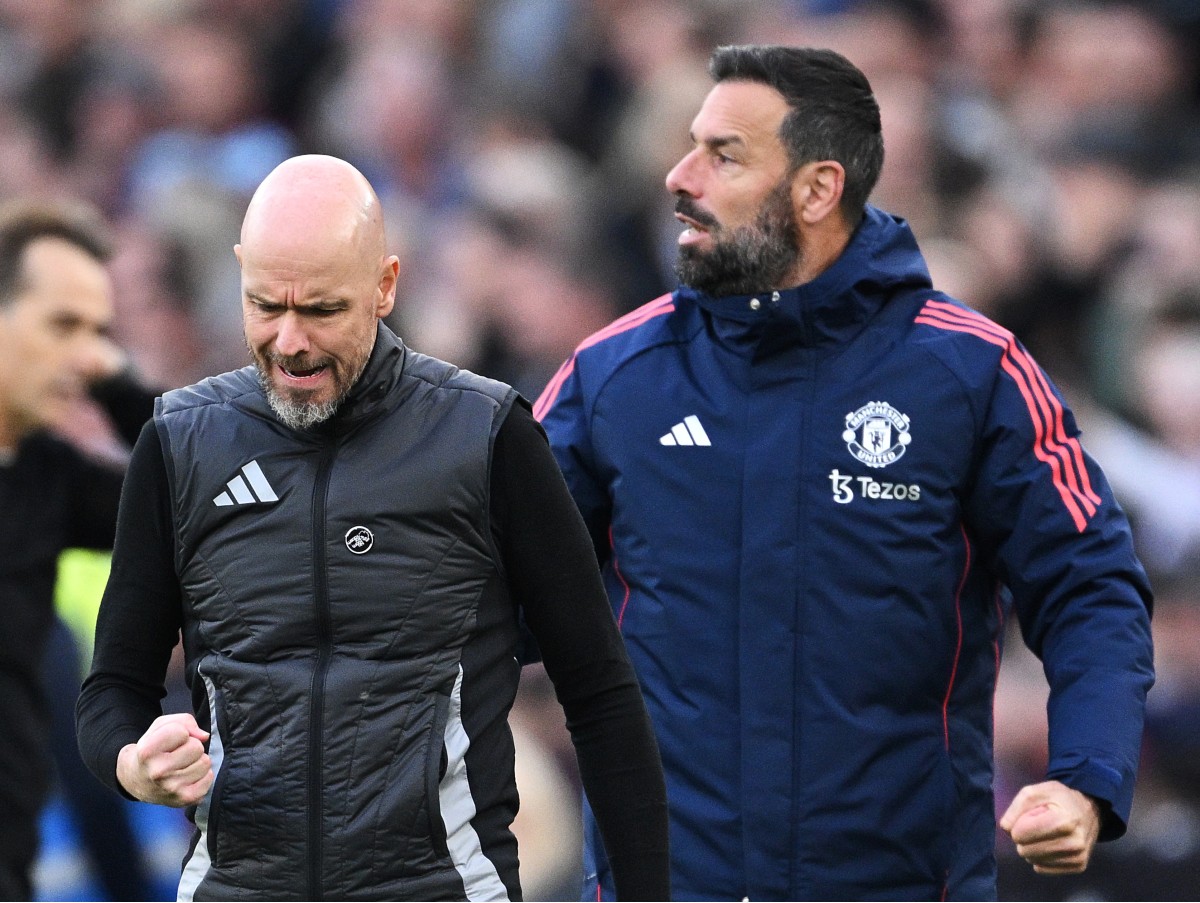 Erik ten Hag and Ruud van Nistelrooy