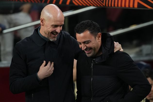 Erik ten Hag and Xavi