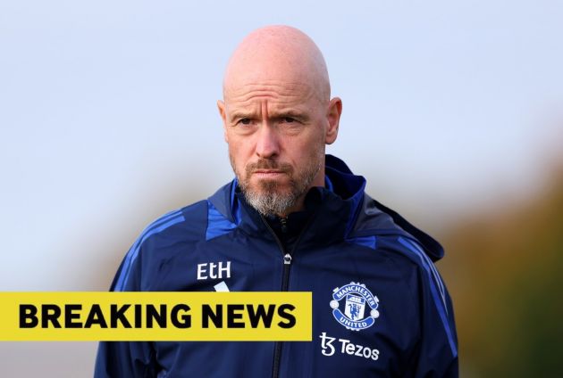 Erik ten Hag in Manchester United training