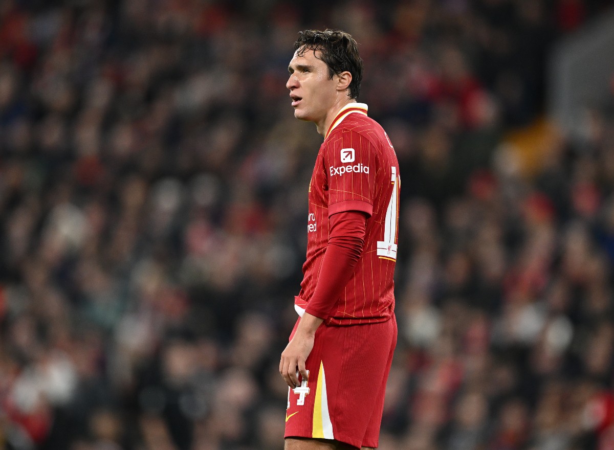 Federico Chiesa in action for Liverpool