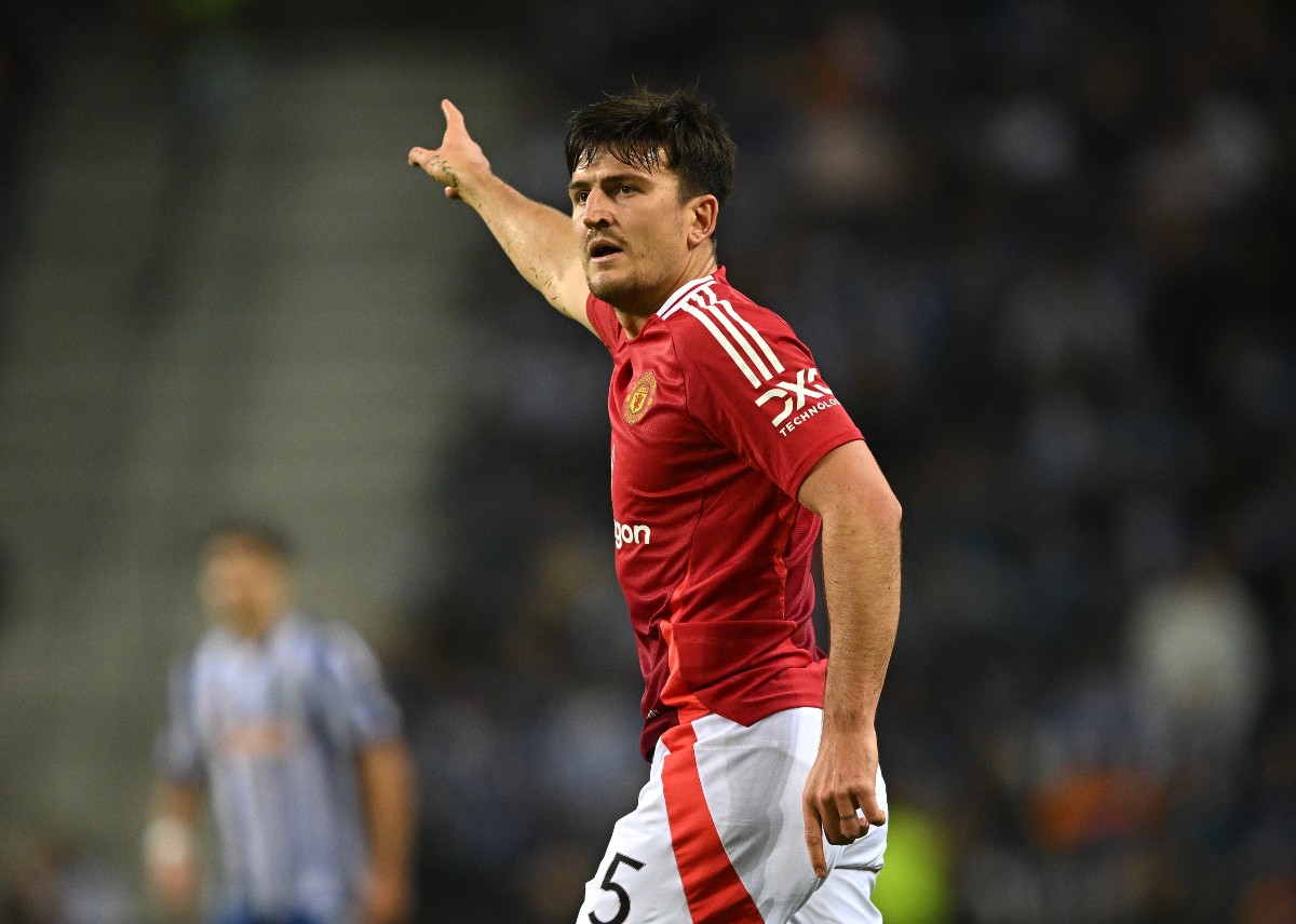 Harry Maguire in action for Manchester United