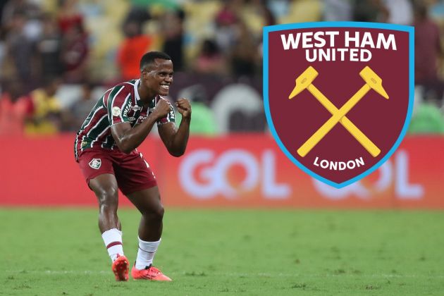 Jhon Arias of Fluminense has been linked with West Ham