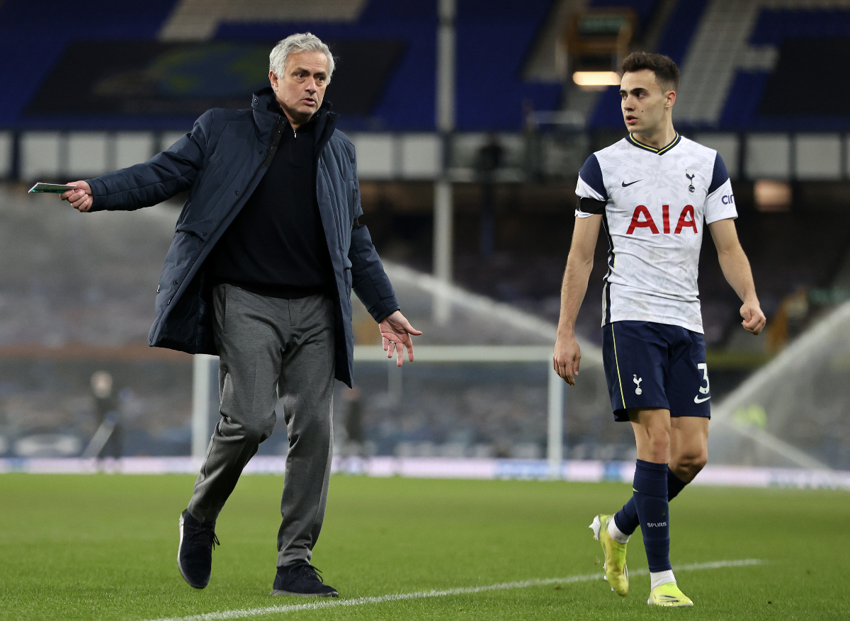 Jose Mourinho was sacked by Tottenham in 2021