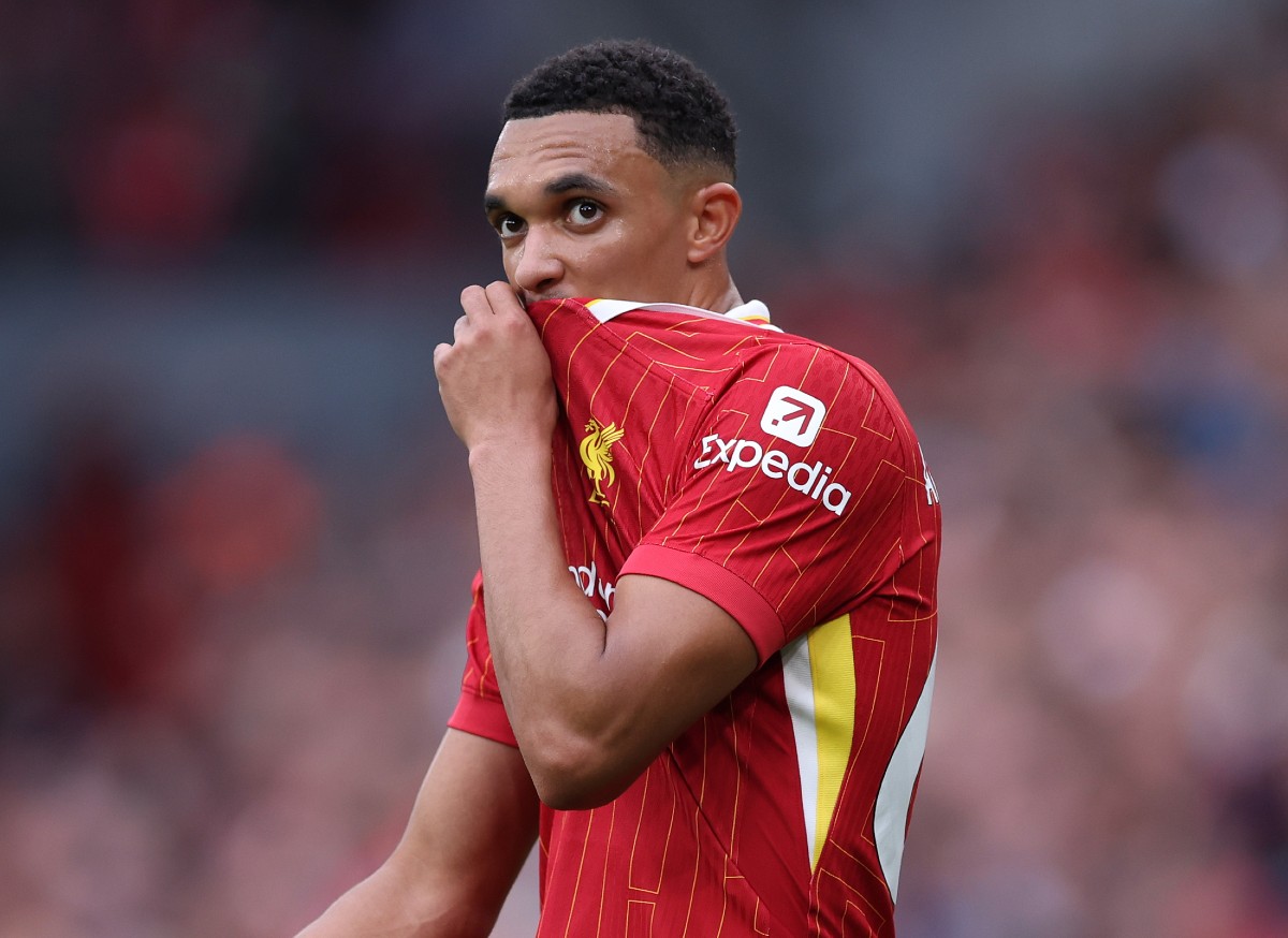 Trent Alexander-Arnold in action for Liverpool