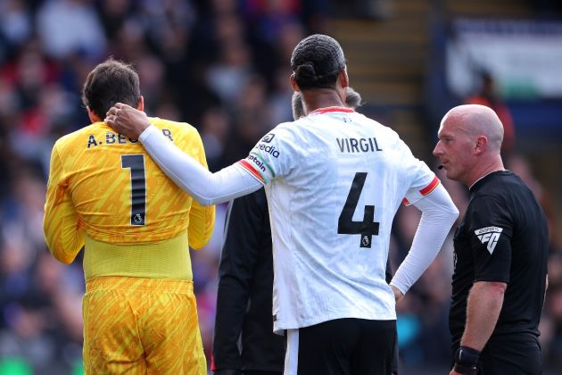 Liverpool Alisson Becker Virgil van Dijk