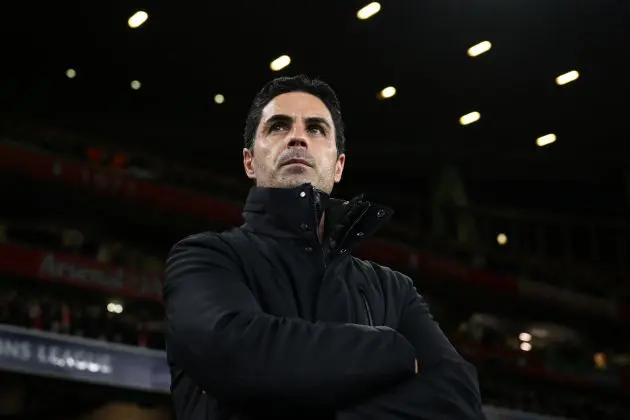 Mikel Arteta Victor Osimhen