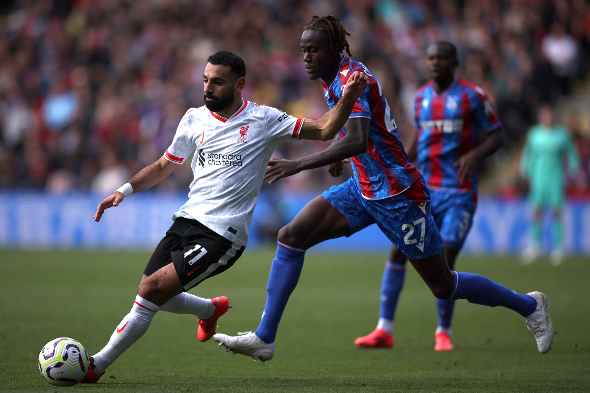 Mohamed Salah in action for Liverpool