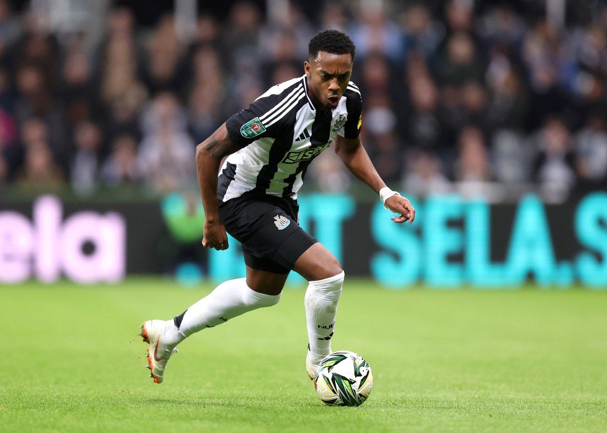 Joe Willock in action for Newcastle United