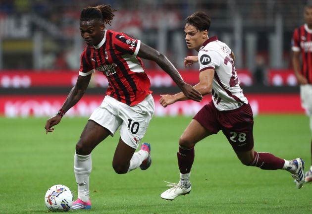 Samuele Ricci in action for Torino against AC Milan