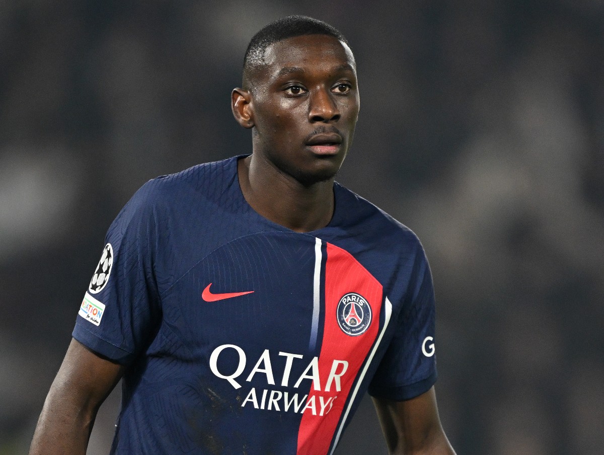 Randal Kolo Muani of PSG has been linked with Manchester United