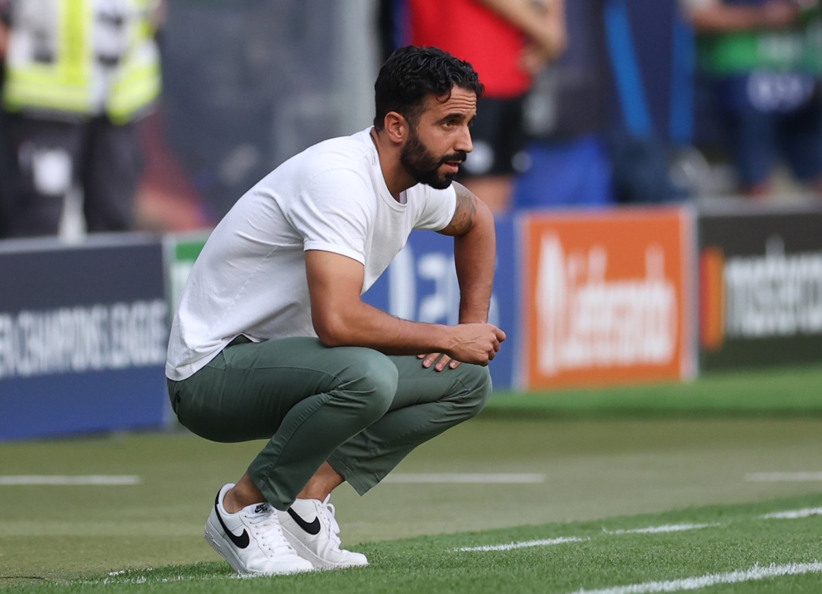 Ruben Amorim during a game with Sporting Lisbon