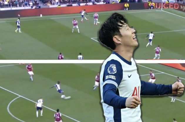 Son Heung-min was instrumental in Yves Bissouma's goal against West Ham.