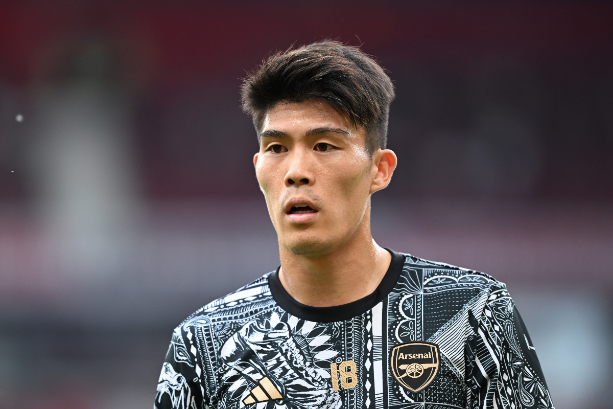 Arsenal's Takehiro Tomiyasu has suffered an injury setback 