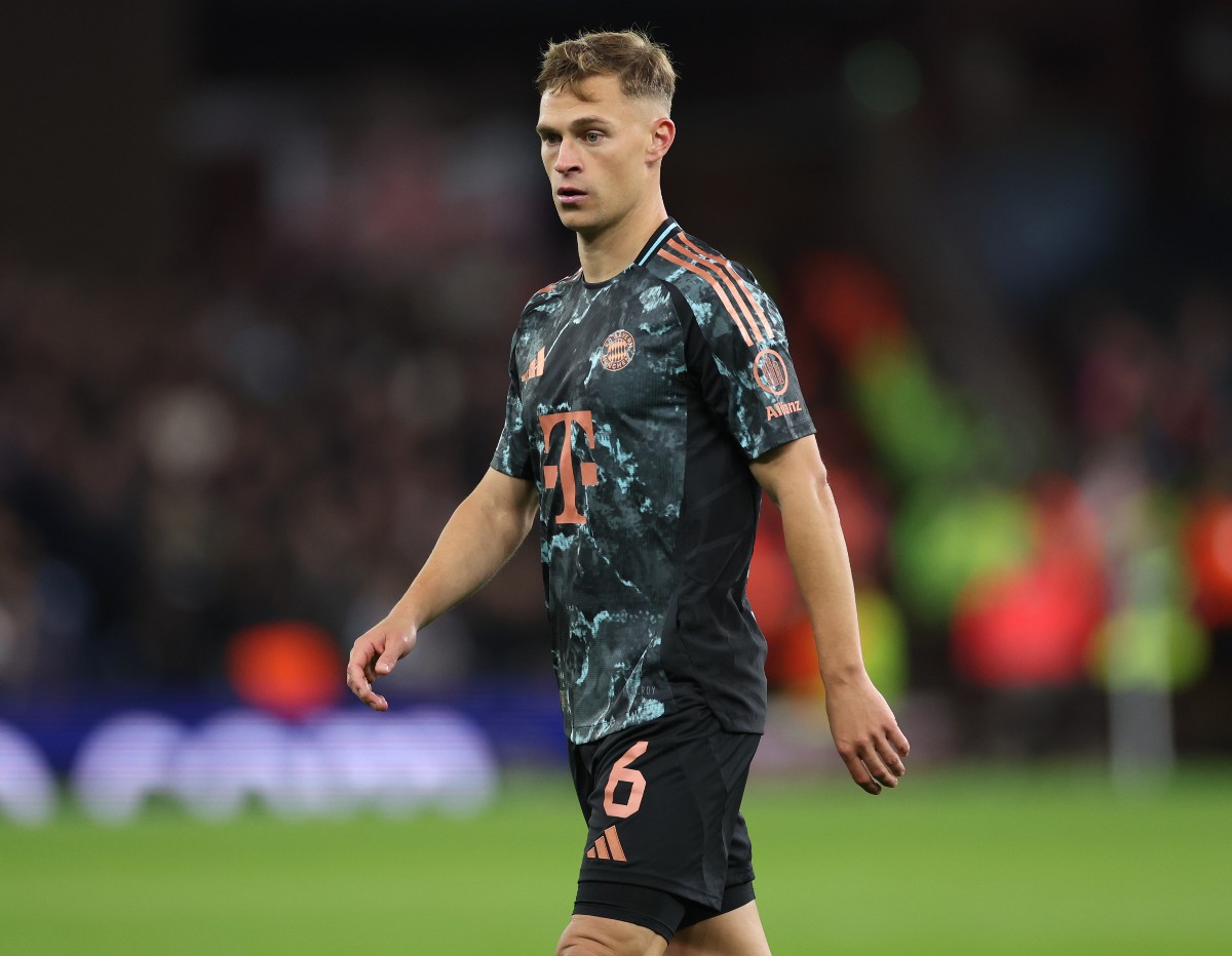 Joshua Kimmich in action for Bayern Munich