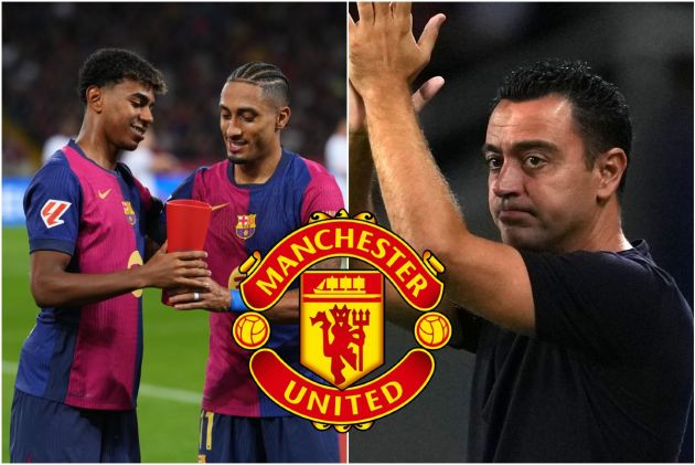 Raphinha of Barcelona could be a Man United target under Xavi